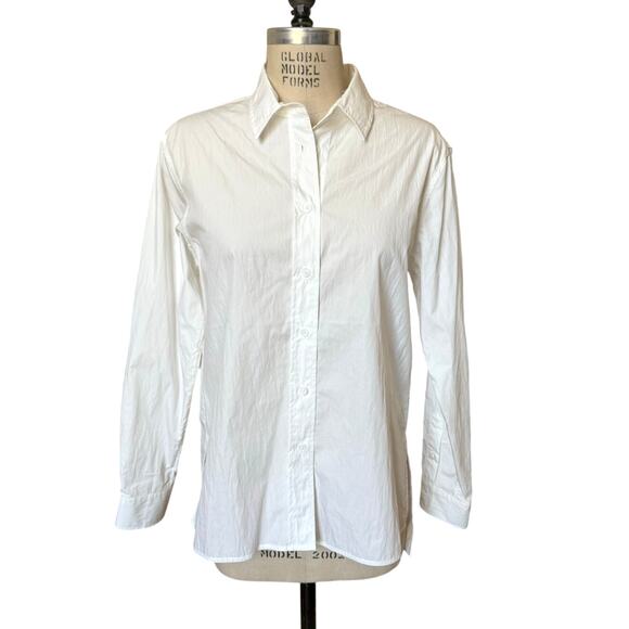 CO Tops - CO Essentials White Button Down Shirt Size Medium
